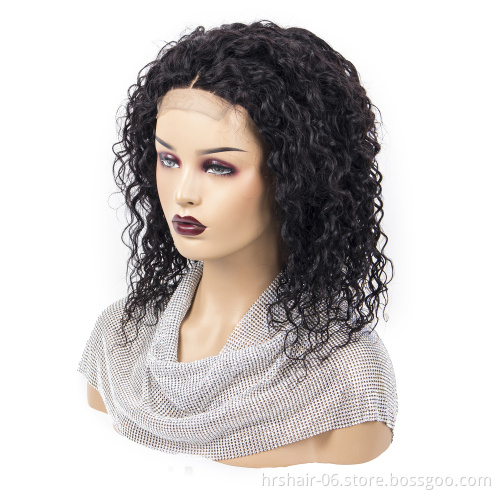 Brazilian Water Wave Wigs 4X4 Cuticle Aligned Lace Closure Wig,Wholesale Wigs 100% Human Hair